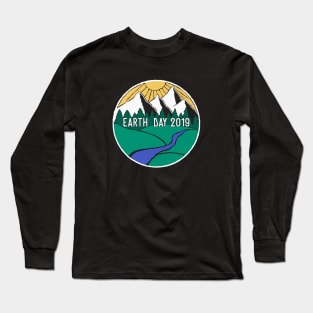 Earth Day 2019 - Wobbly style Long Sleeve T-Shirt